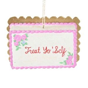 Cody Foster TREAT YO' SELF Sheet Cake Ornament